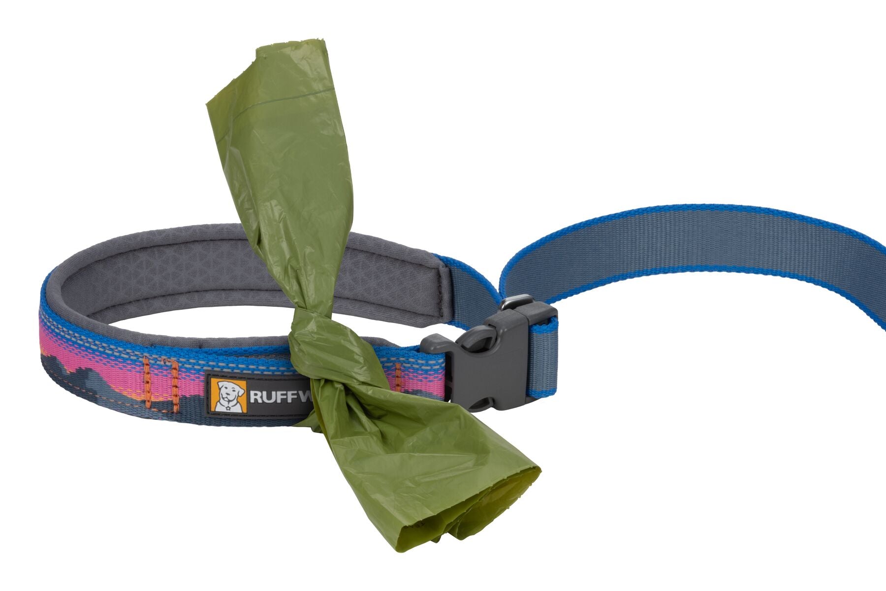 Ruffwear Crag reflective adjustable waist dog leash for hands-free walking, running, and hiking outdoors
