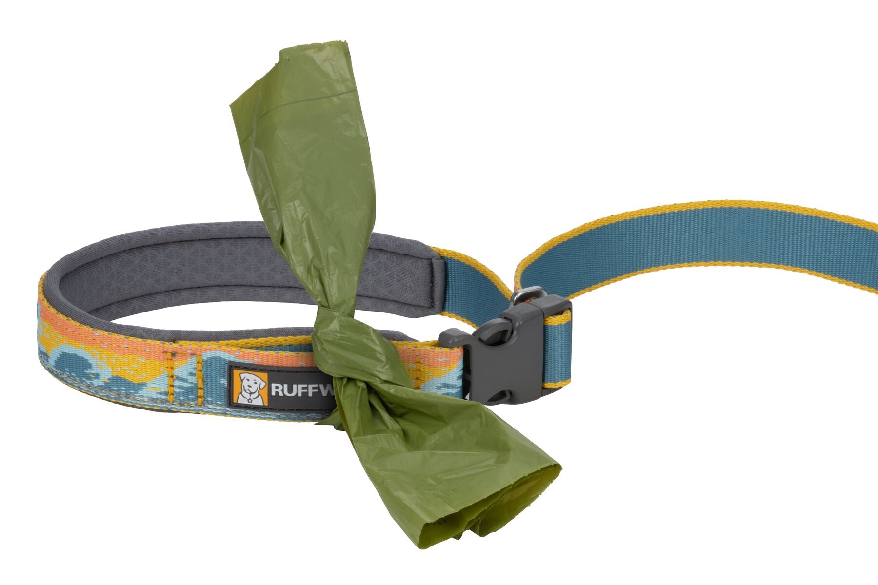 Ruffwear Crag reflective adjustable waist dog leash for hands-free walking, running, and hiking outdoors