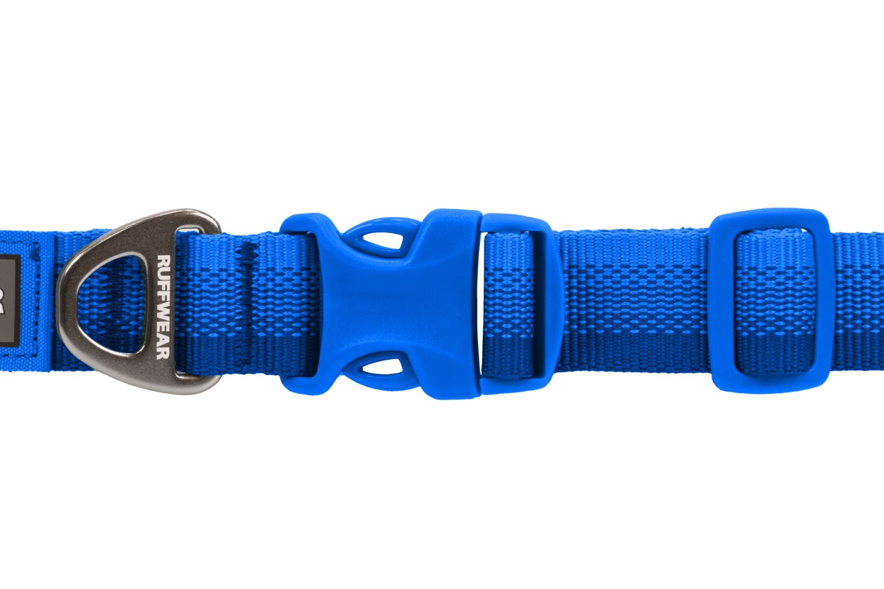 Premium Ruffwear Front Range everyday dog collar made from eco-friendly, colour-fast recycled webbing.