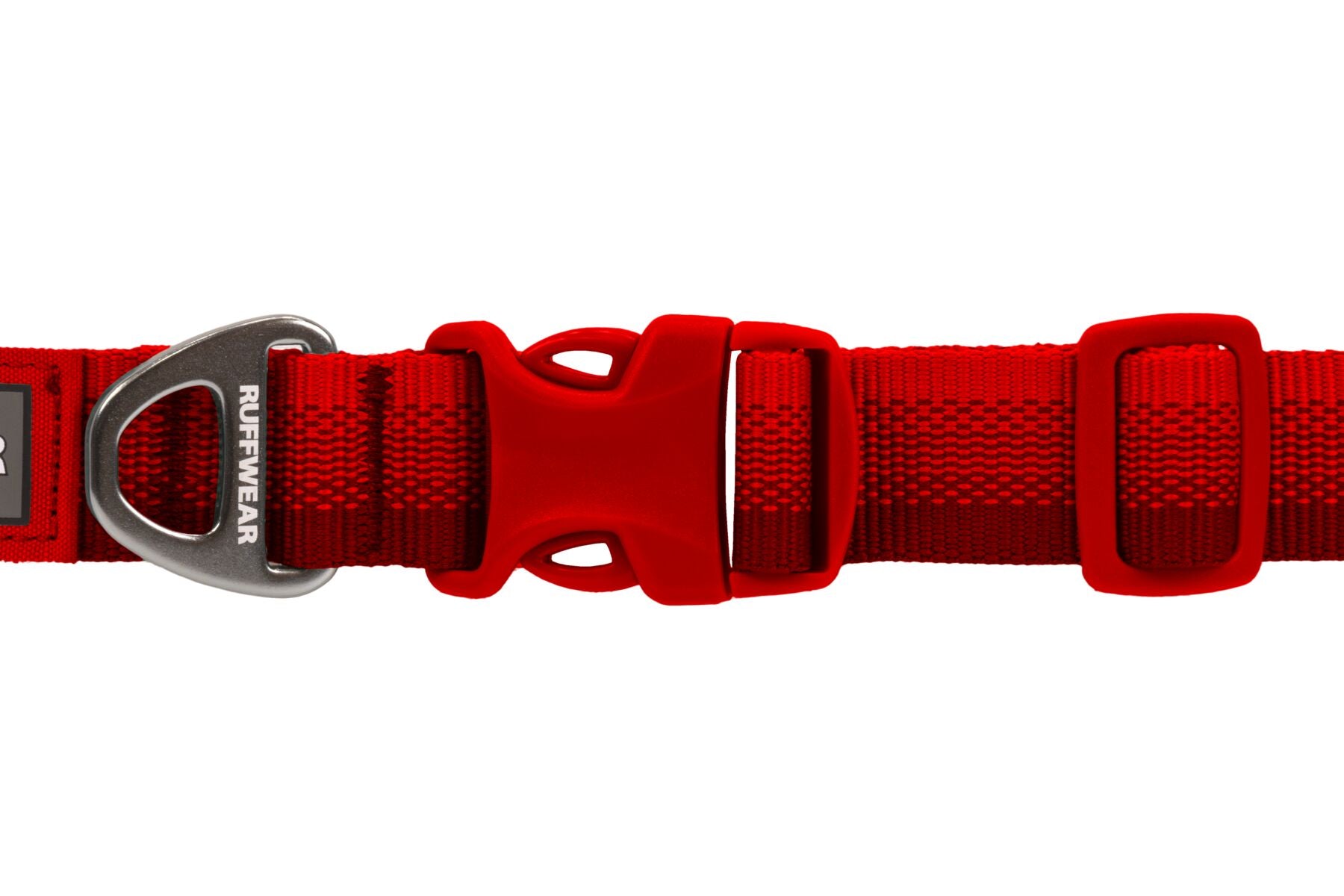 Premium Ruffwear Front Range everyday dog collar made from eco-friendly, colour-fast recycled webbing.