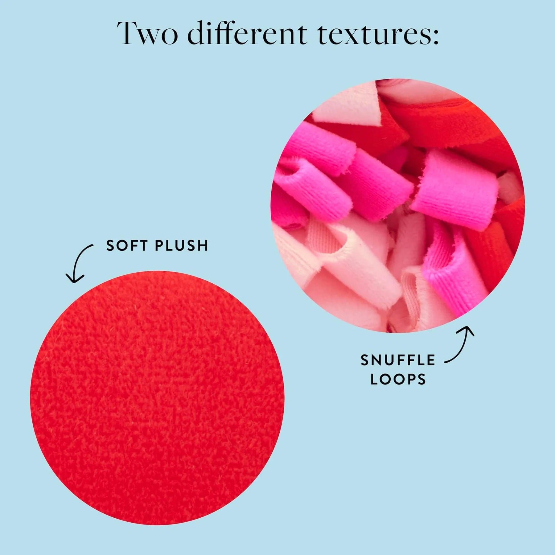 Squeaky Plush Interactive Snuffle Dog Toy, Be My Valentine