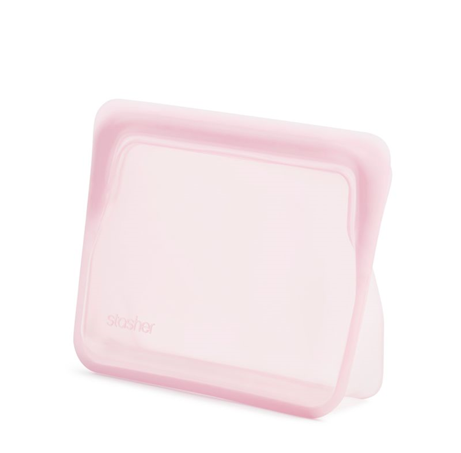 Stasher Reusable Silicon Bag for Dog Treats, Stand-Up Bag Mini