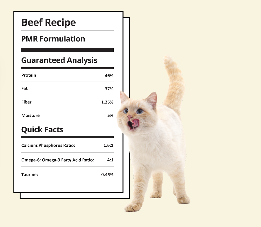 Steve's Real Food Quest Freeze-Dried Raw Cat Food, Beef Recipe