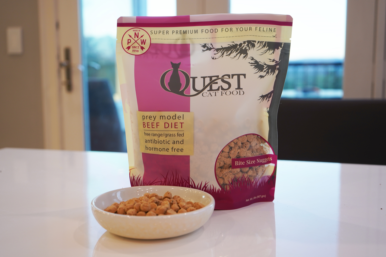 Steve's Real Food Quest Freeze-Dried Raw Cat Food, Beef Recipe