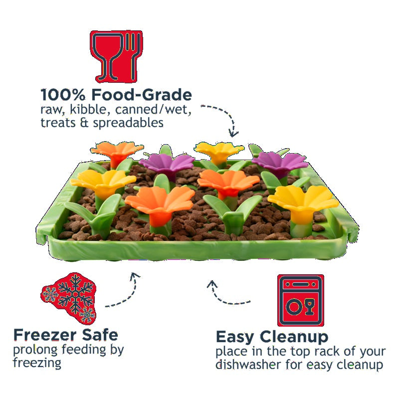 Interactive Food-Grade Foraging Mat for Dogs, Bee