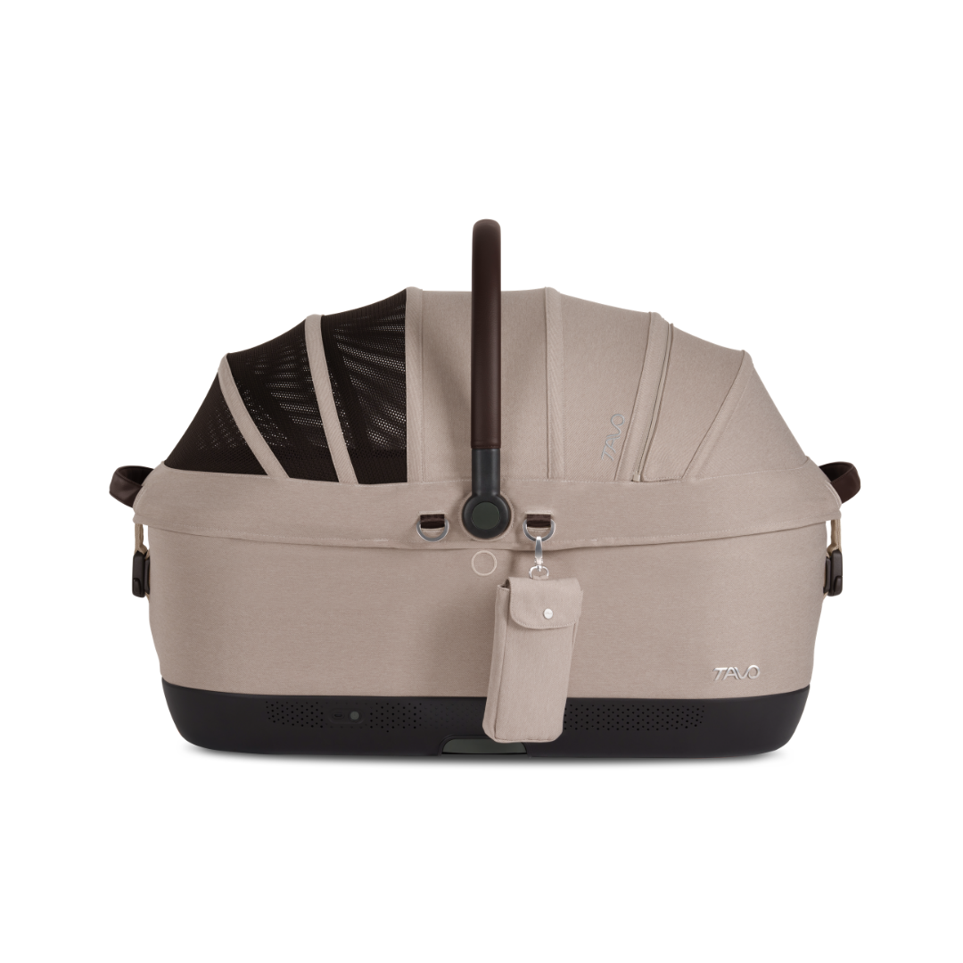 Tavo Pets Carrier and Safety Car Seat, Maeve ISO Wind in Fawn