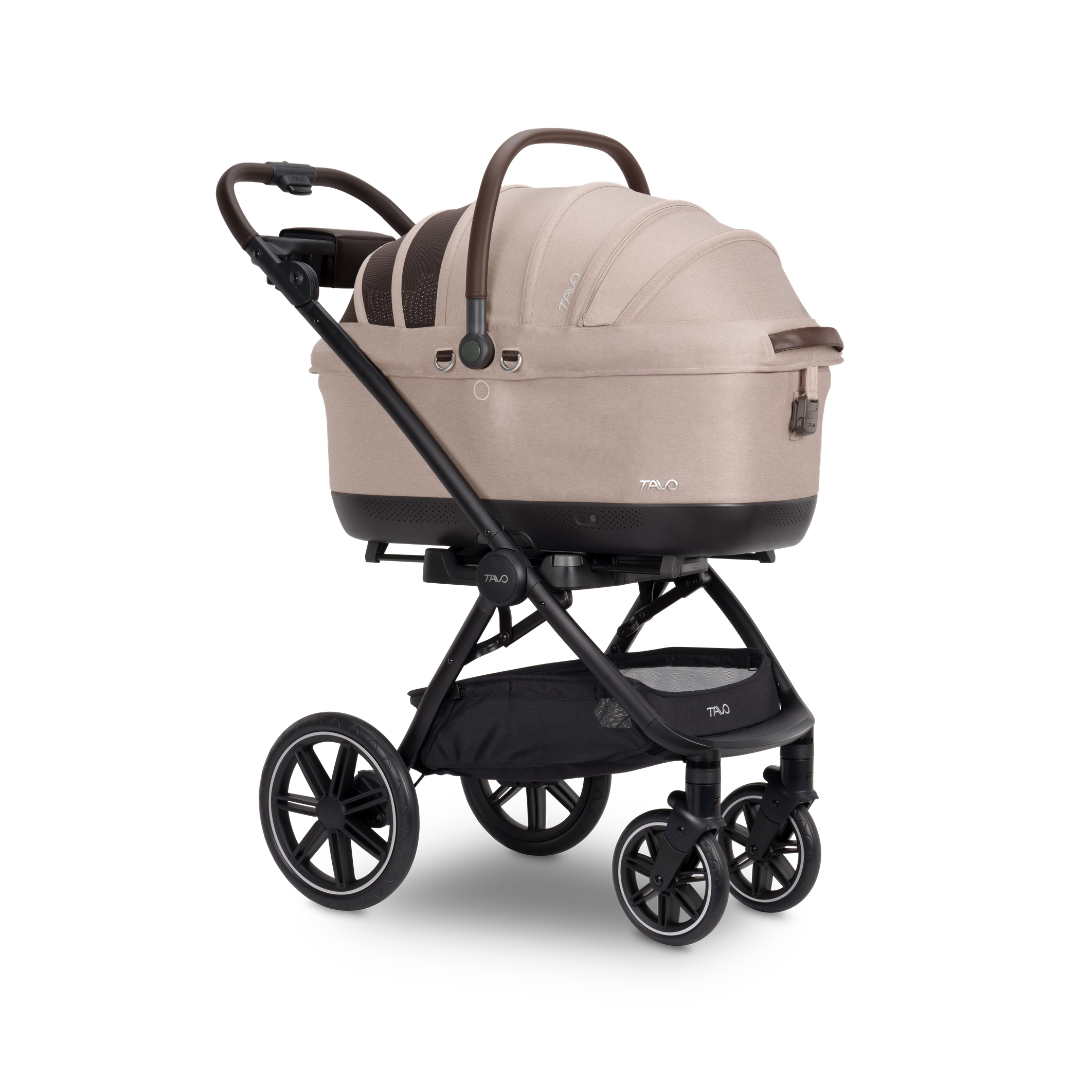 Tavo Pets Carrier and Safety Car Seat, Maeve ISO Wind in Fawn