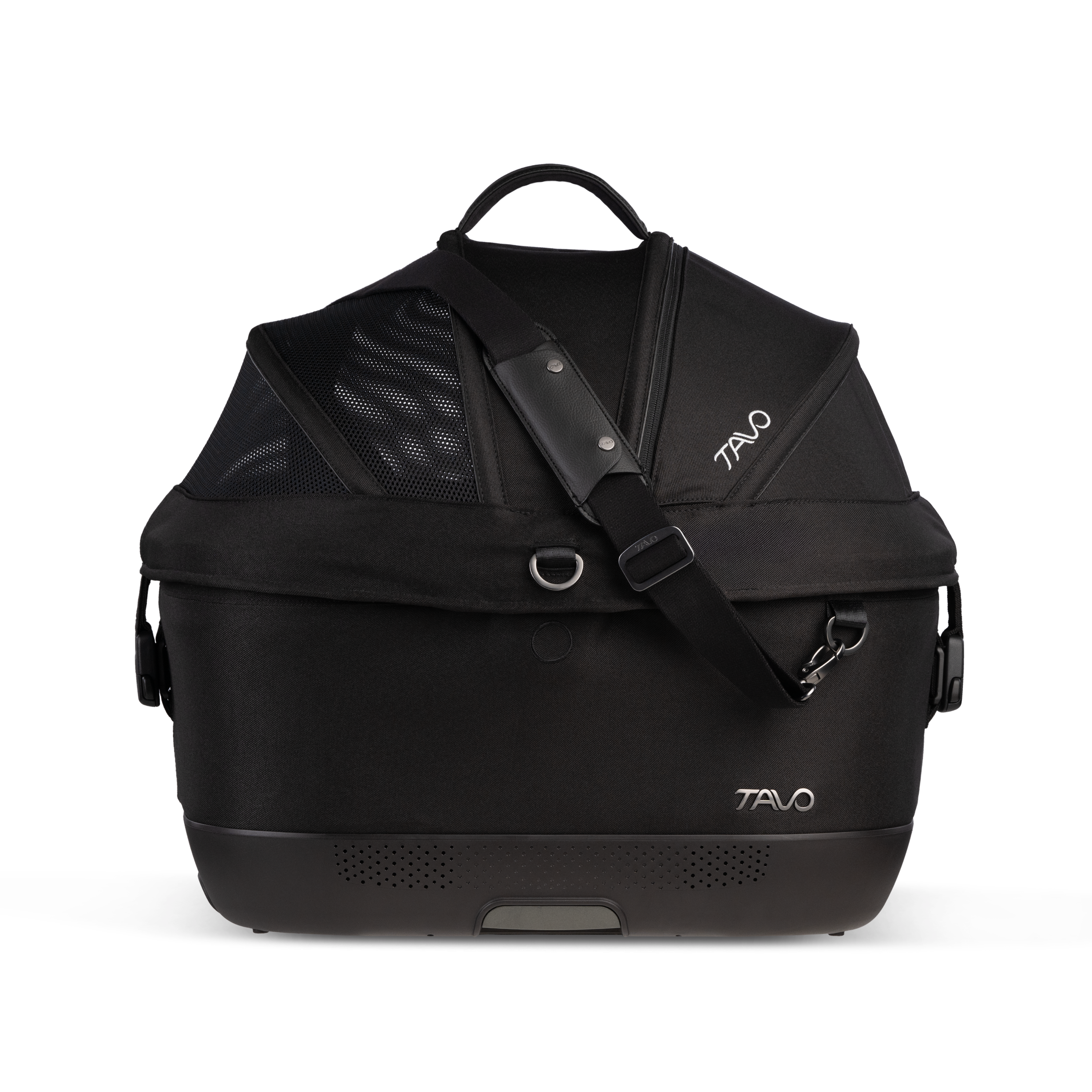 Tavo Pets Carrier and Safety Car Seat with ISO, Maeve in Onyx