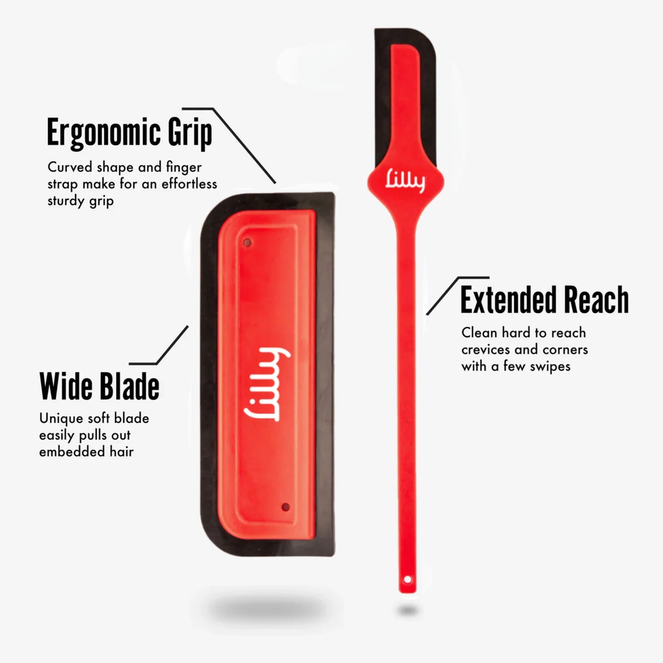 Blade Kit professional pet hair remover with large detail blade and long crevice tool for cars and home
