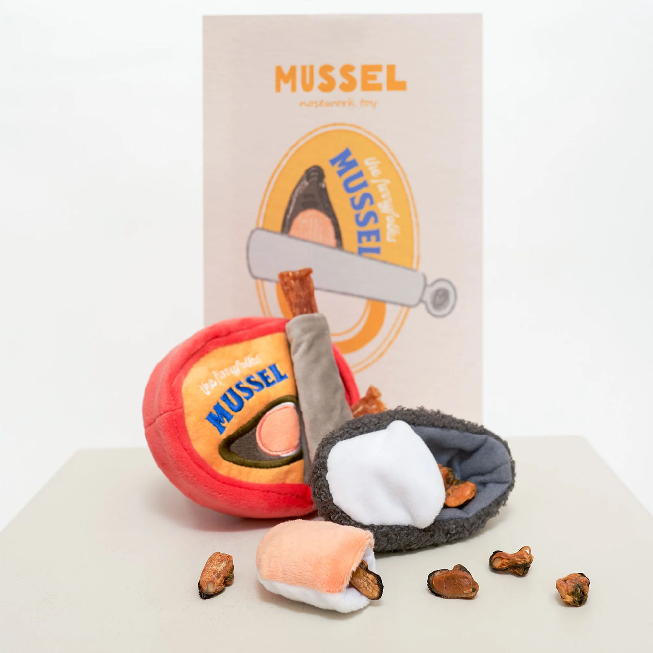 Interactive Nosework Dog Toy, Tinned Mussel