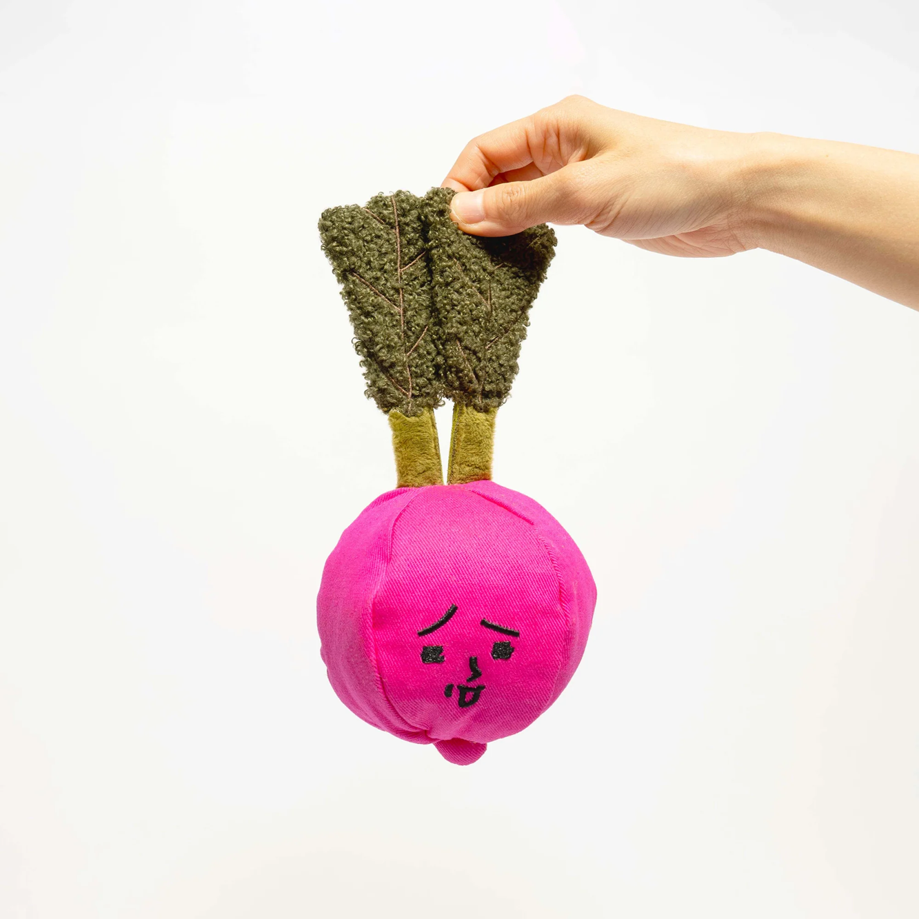 Squeaky Interactive Nosework Dog Toy, Radish