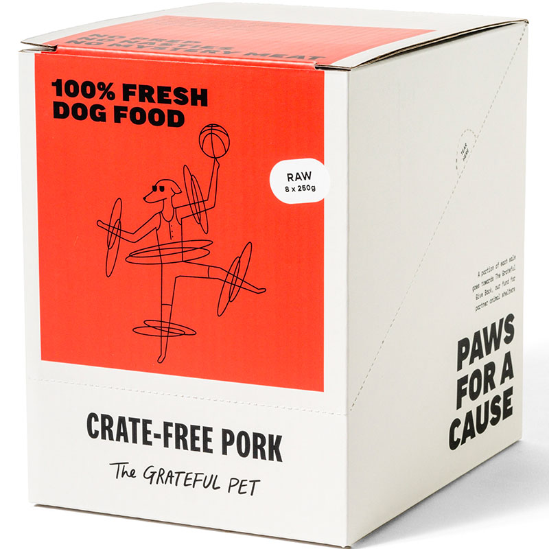 The Grateful Pet: Raw Food for Dogs, Crate-free Pork