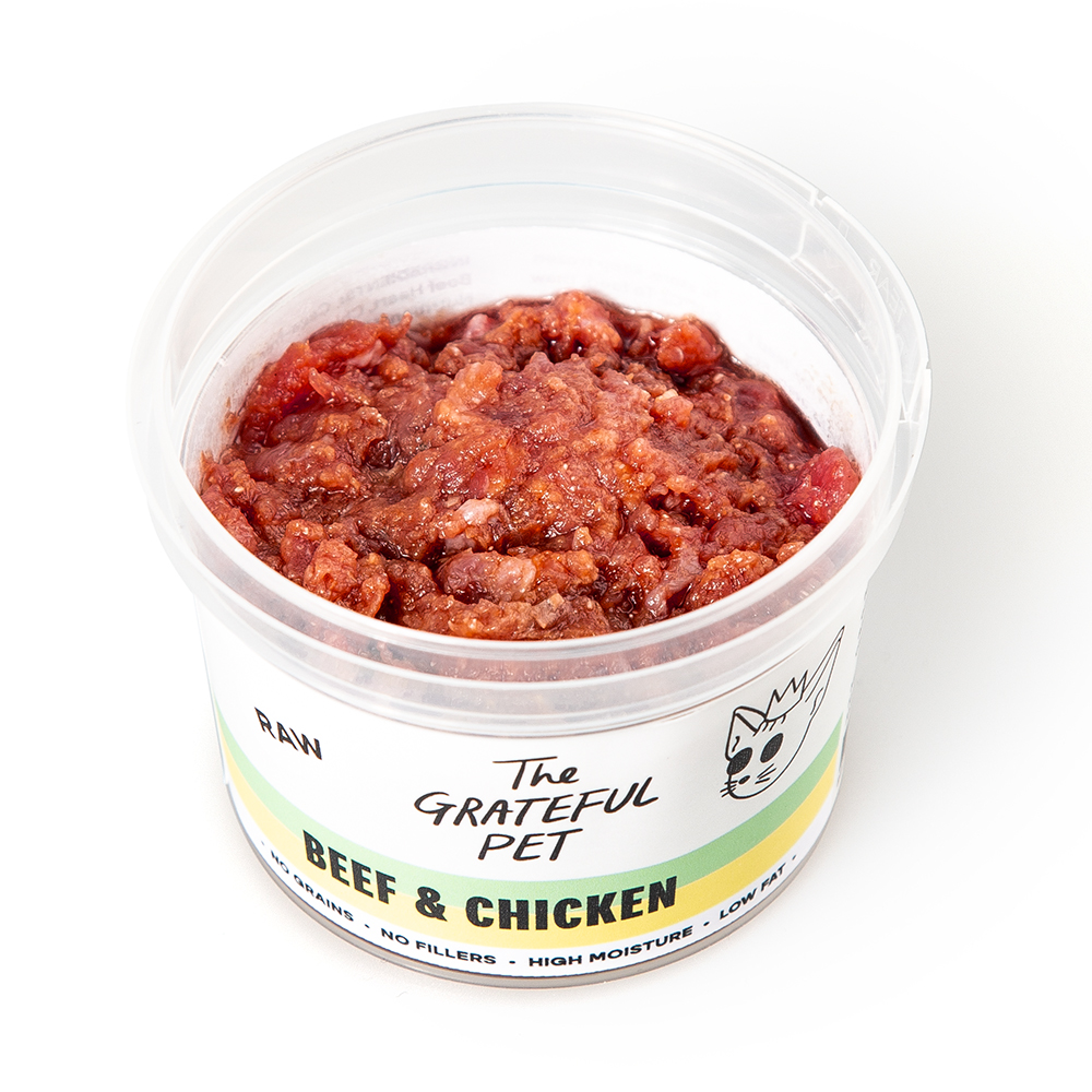 The Grateful Pet: Raw Food for Cats, Grass-fed Beef & Cage-free Chicken