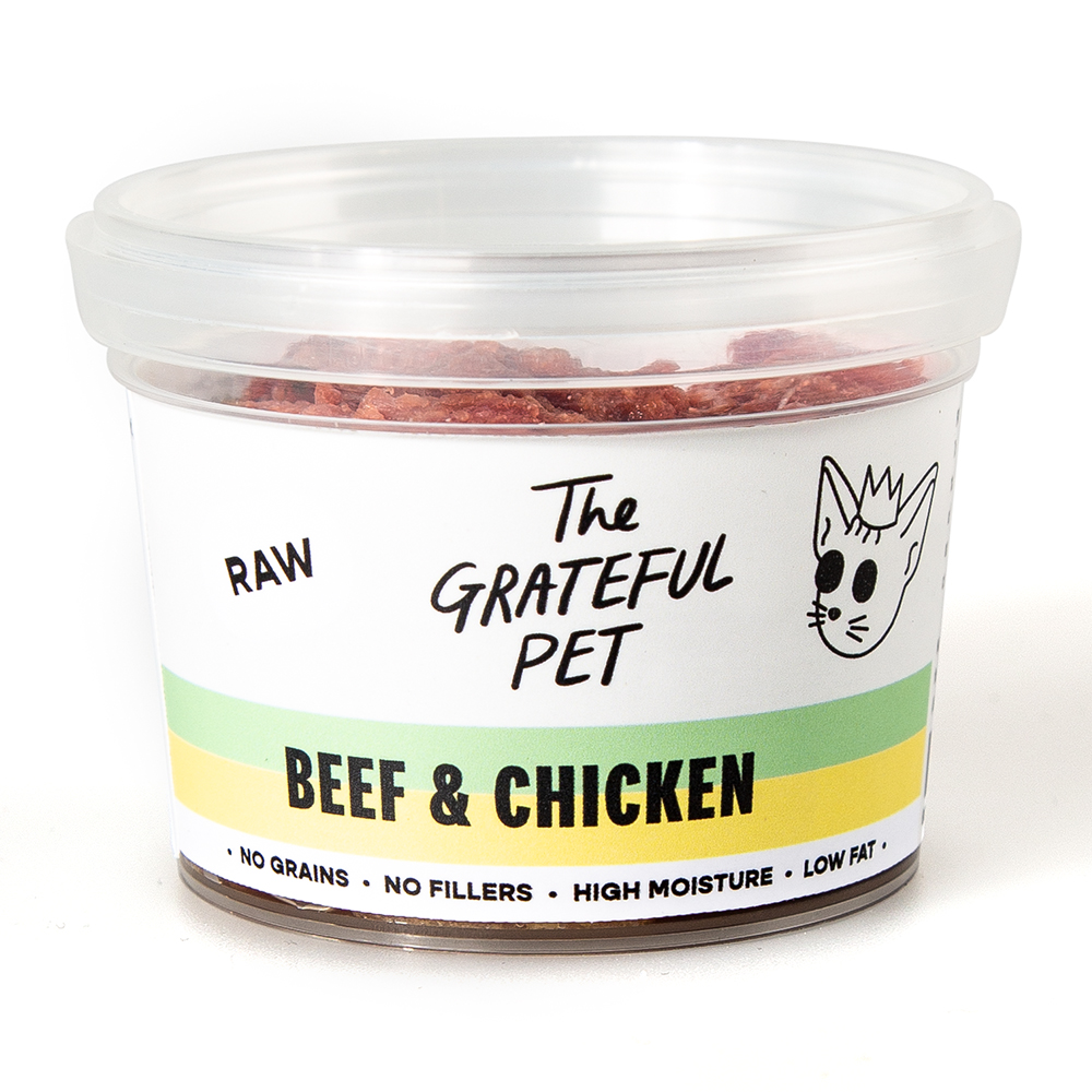 The Grateful Pet: Raw Food for Cats, Grass-fed Beef & Cage-free Chicken