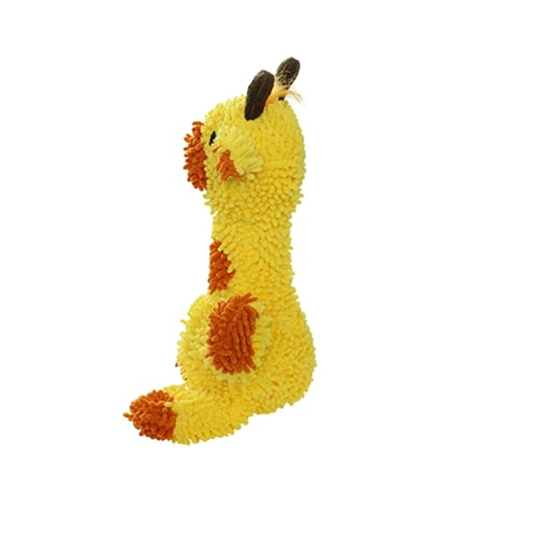 Mighty Microfibre Dog Squeaky Toy, Ball Giraffe (mini and regular size)