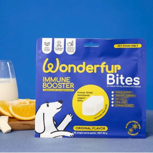 Wonderfur Bites Treats for Dogs, Immune Booster