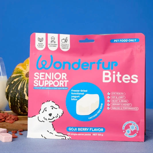 Wonderfur Bites Treats for Dogs, Senior Support