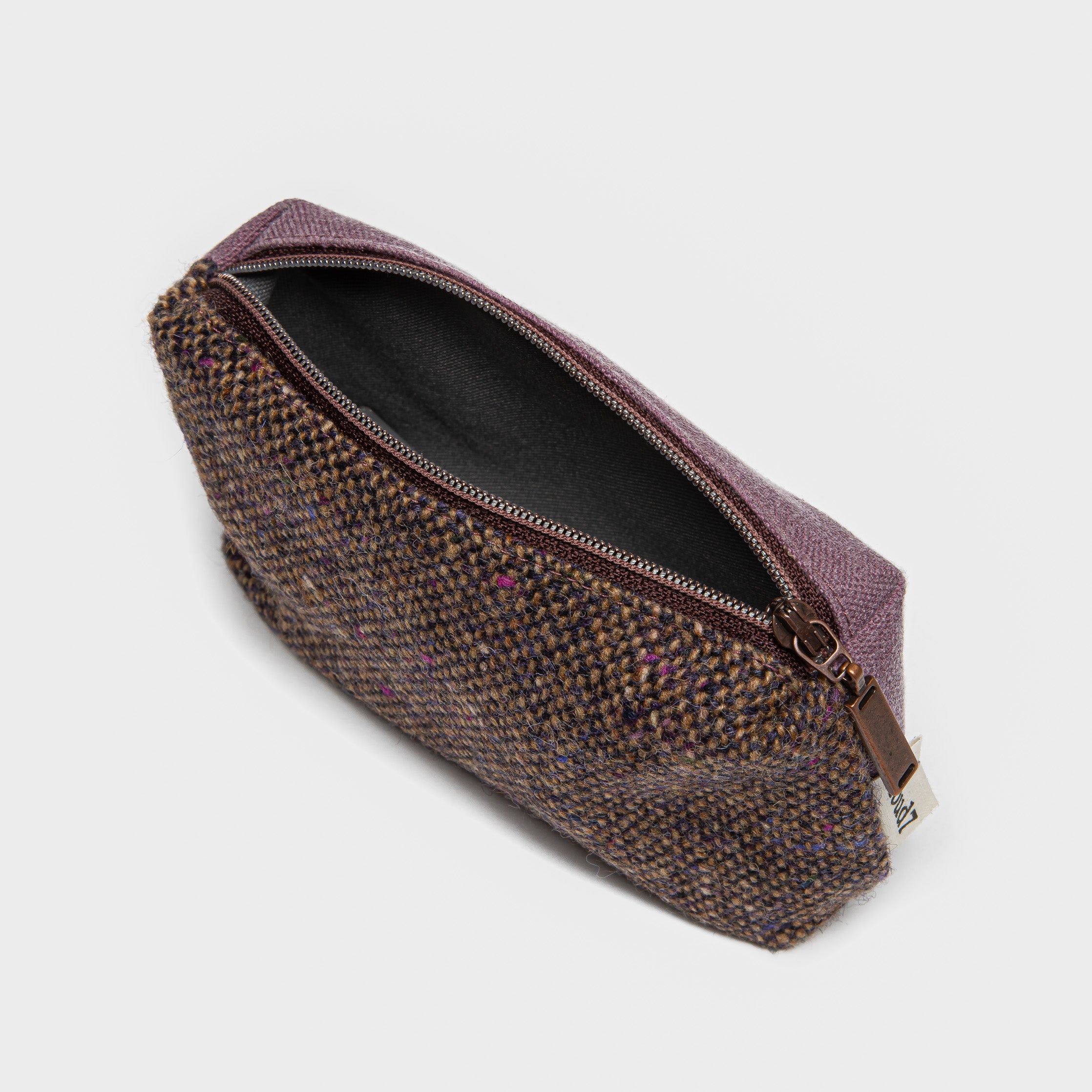 Cloud7: Little Tweed Bag in Purple