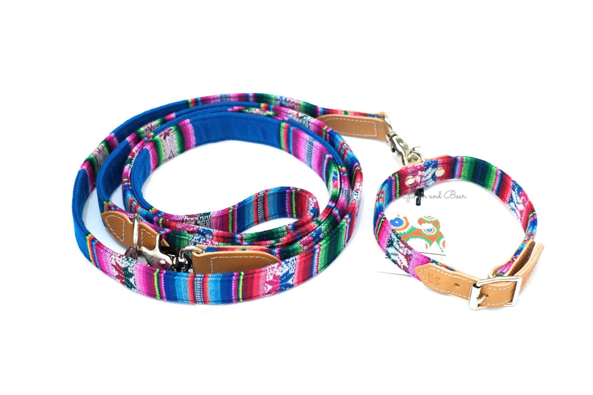 Hiro+Wolf Collar: Blue Inca