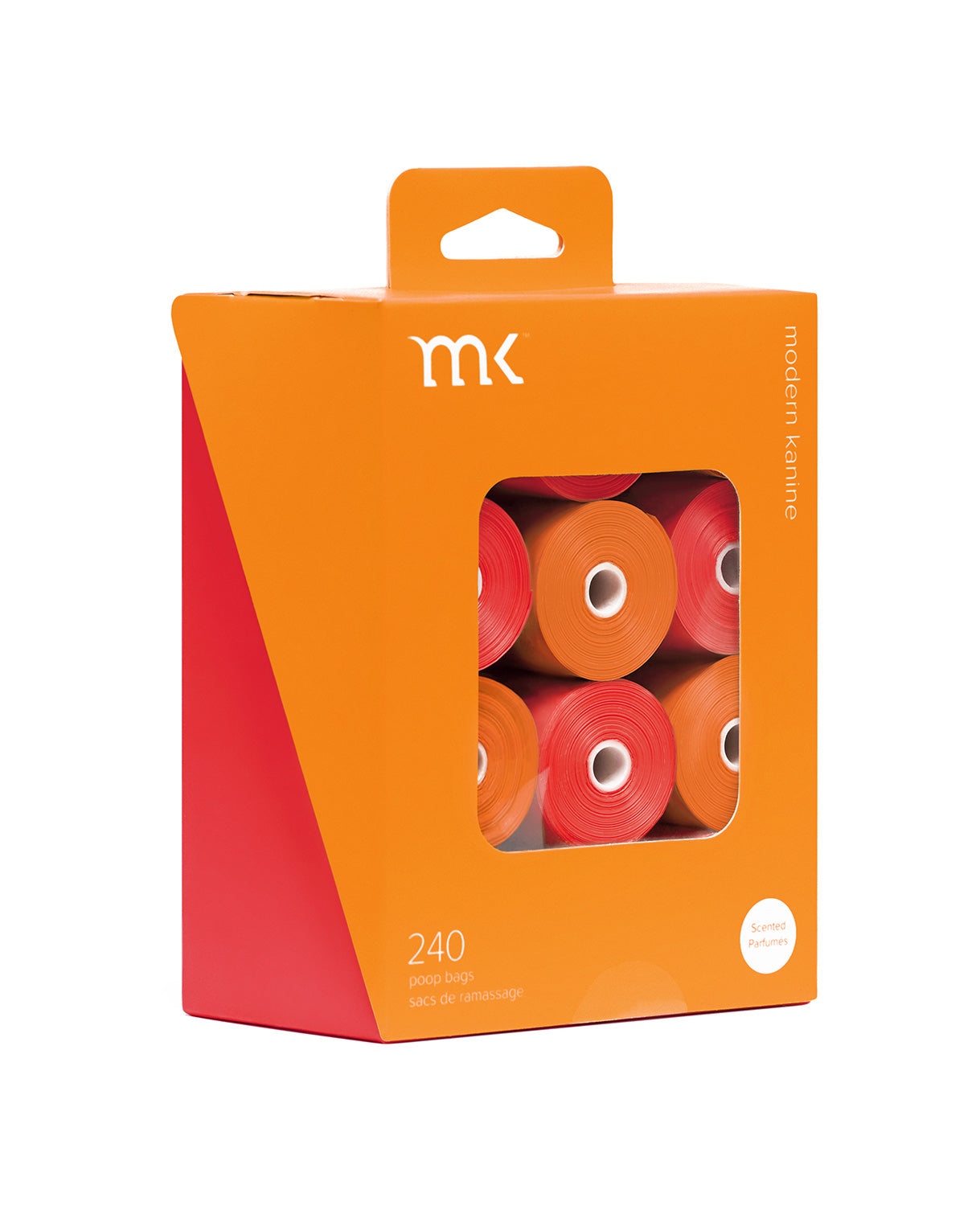 240-Count Modern Kanine® Dog Waste Bags, 12 Refill Rolls in Orange & Coral