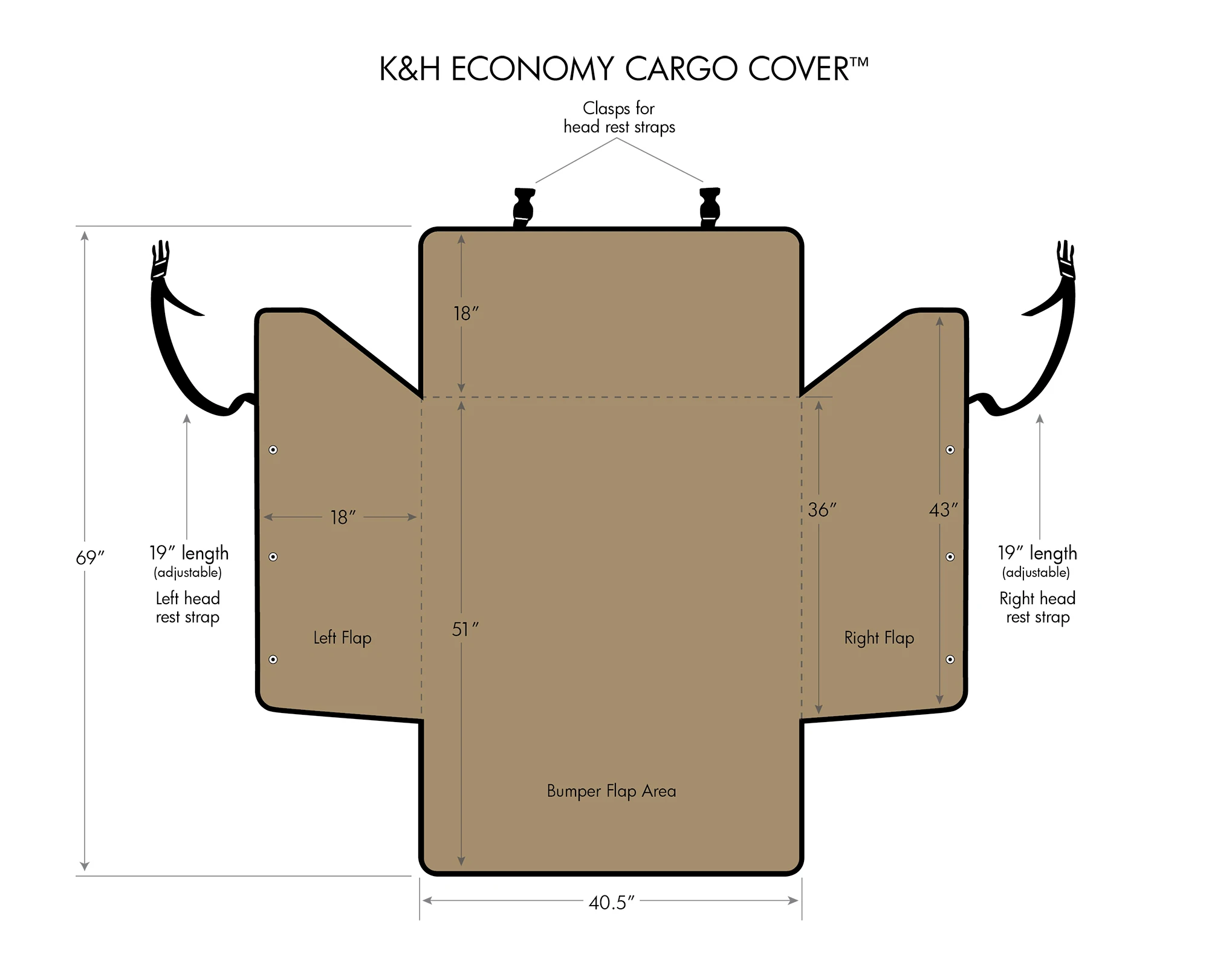 Pet Economy Cargo Cover