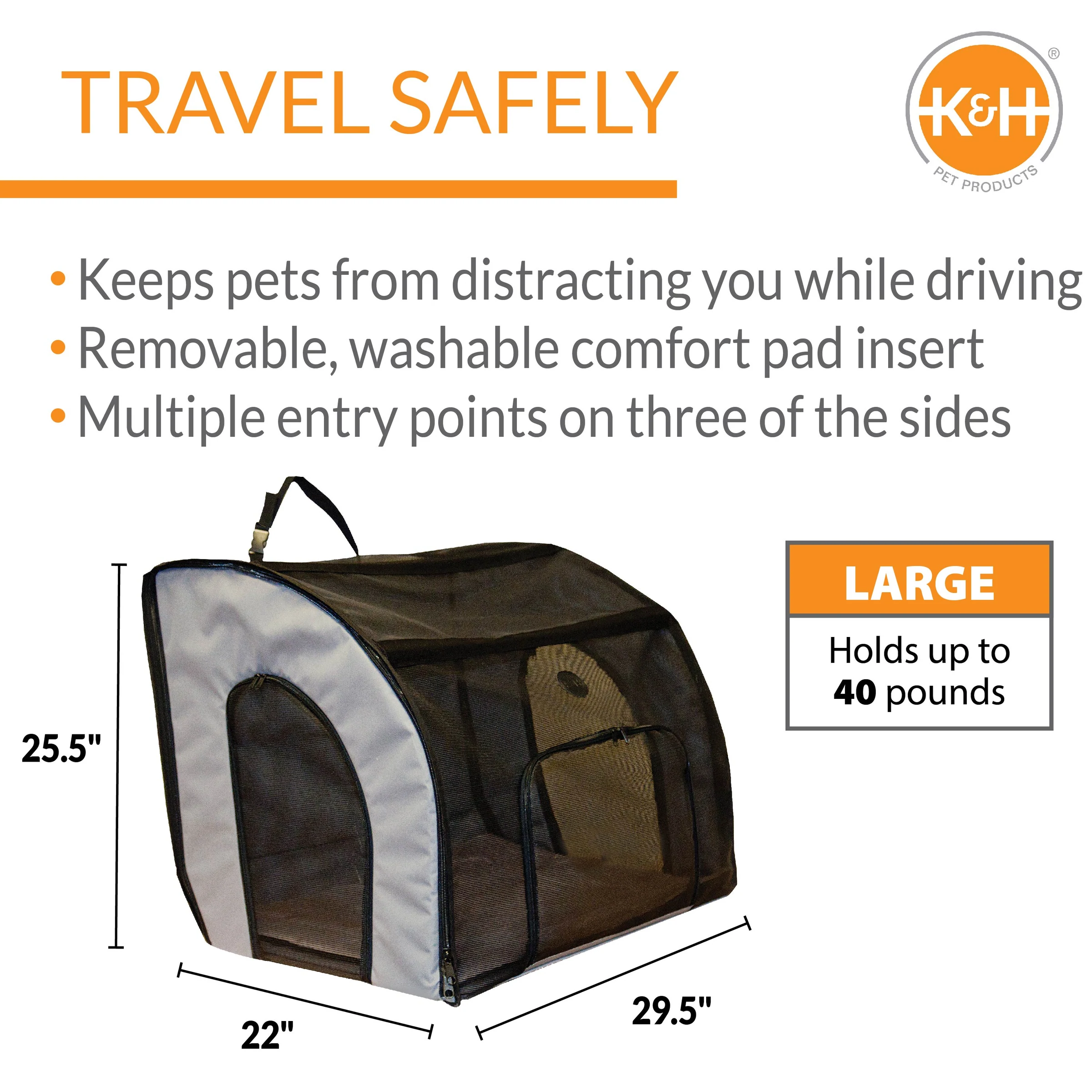 Pet Travel Safety Carrier