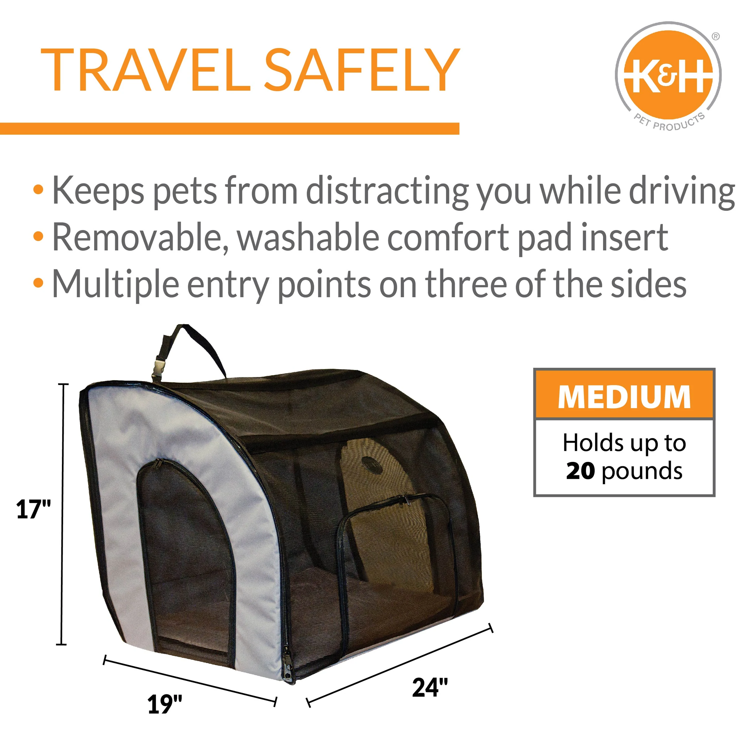 Pet Travel Safety Carrier