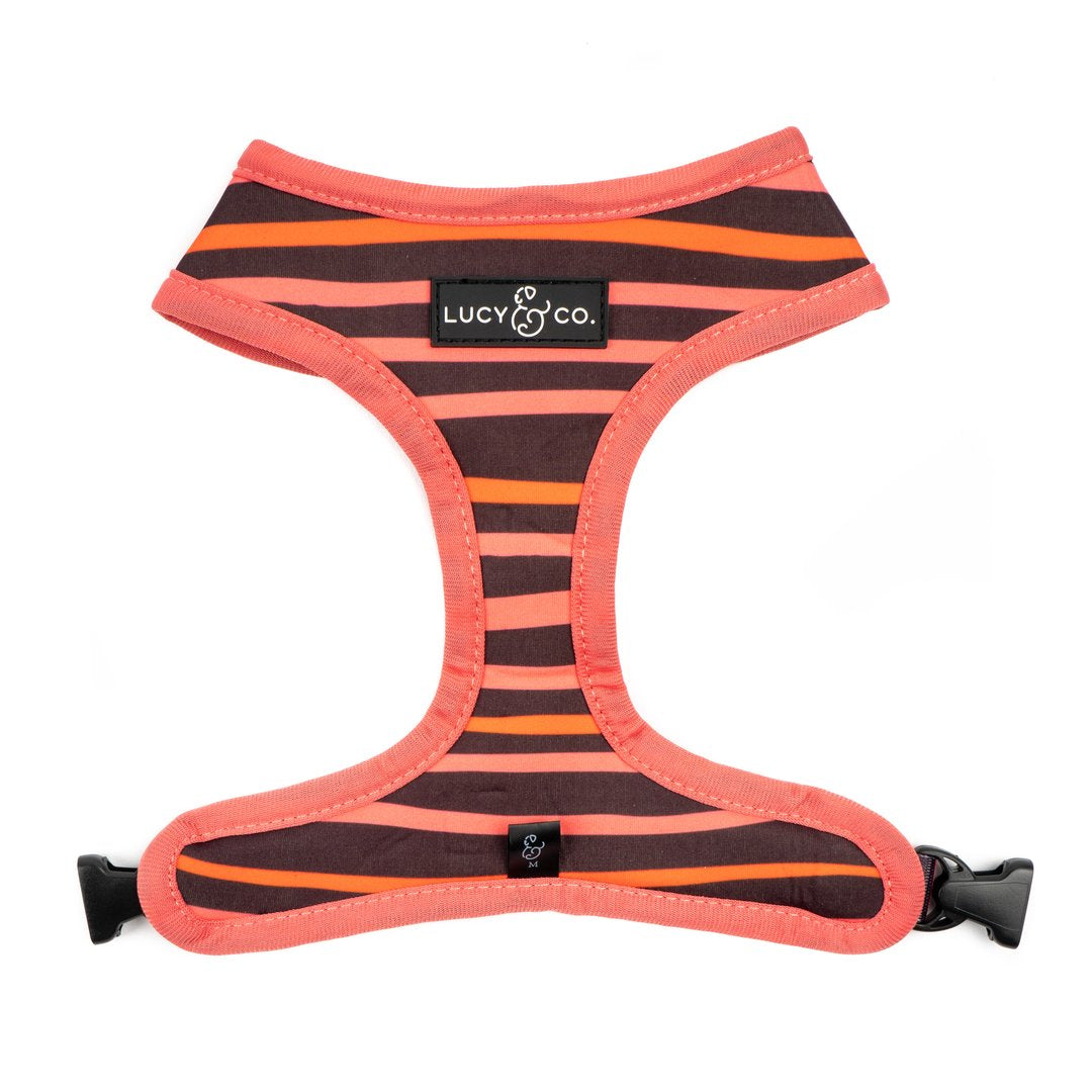 Lucy&Co Reversible Dog Harness: Posy Pink