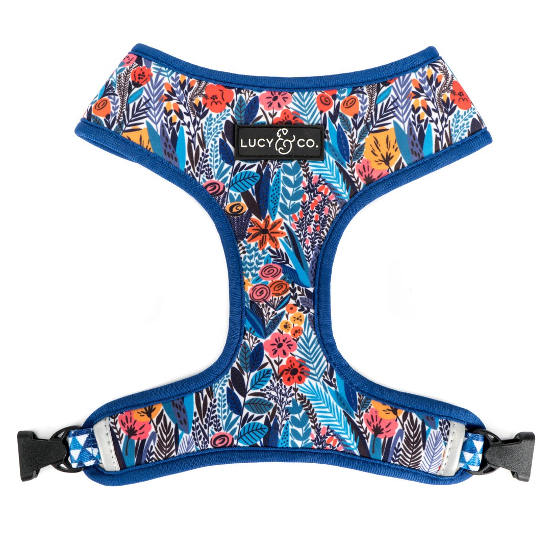 Lucy&Co Reversible Dog Harness: The Royal Garden