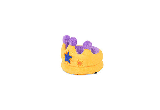 P.L.A.Y. MINI Party Time Plush Dog toys, Canine Crown (mini sized)