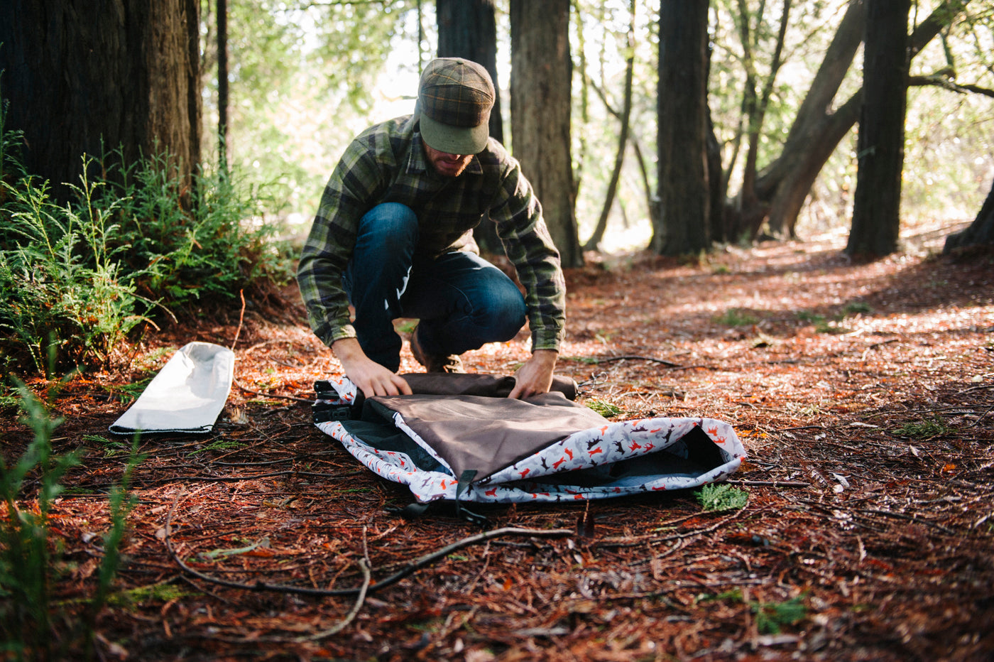 Outdoor Dog Tent in Vanilla