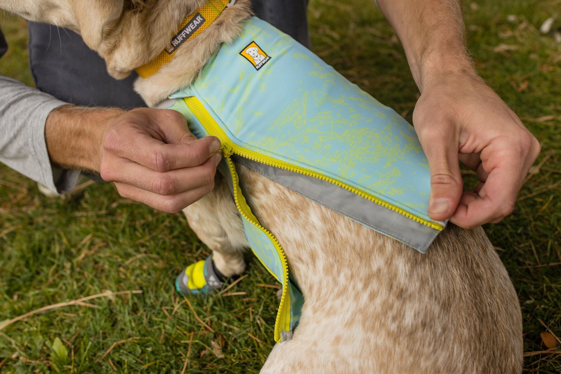 Ruffwear Cooling Dog Vest: Swamp Cooler Zip