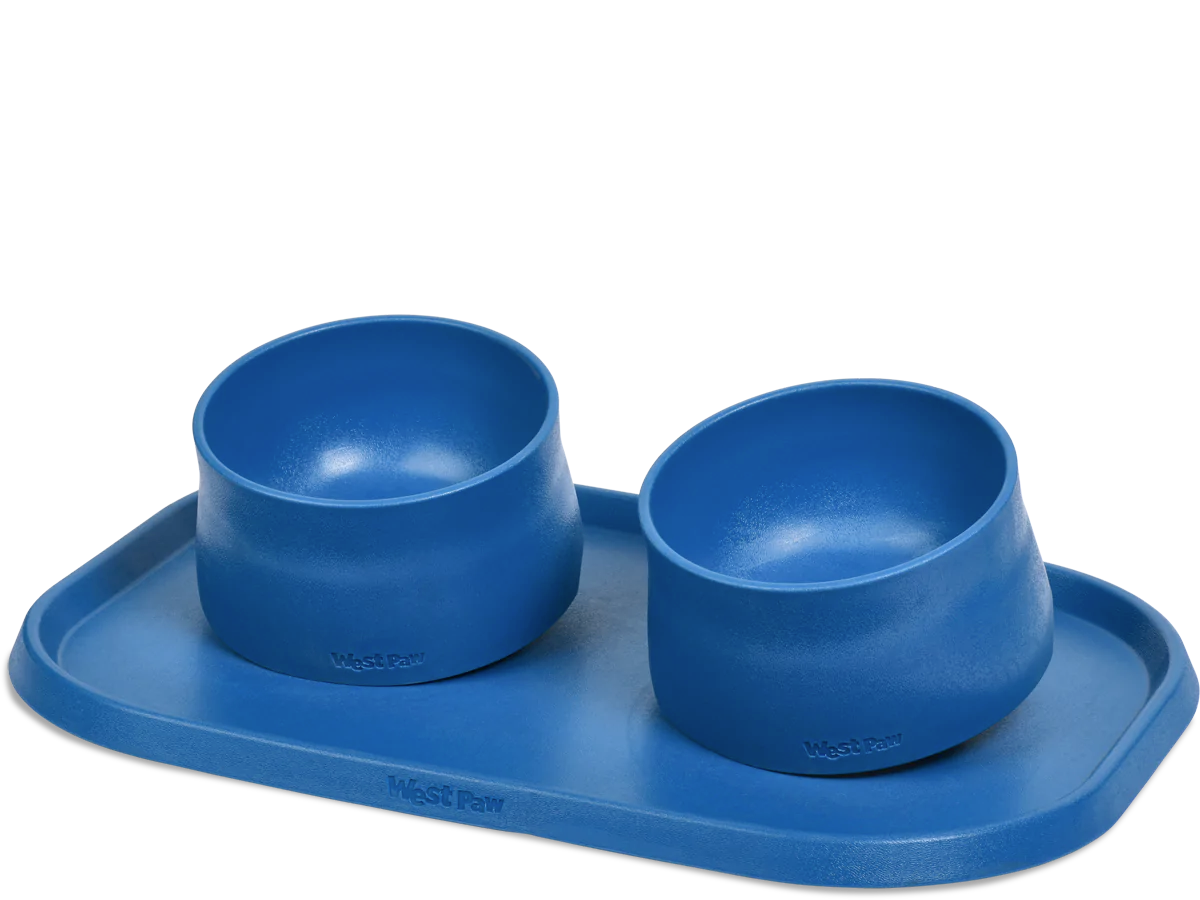 Dog Food and Drink Non-slip Eco Sustainable Bowl: Seaflex Marine